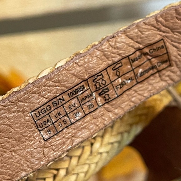 UGG Cork Wedges Size 8 - Picture 12 of 12